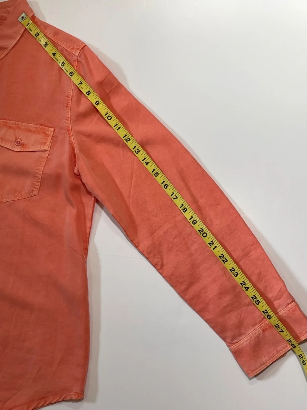 Chico's Long Sleeve Button Down Shirt Size 1 - Picture 10 of 11